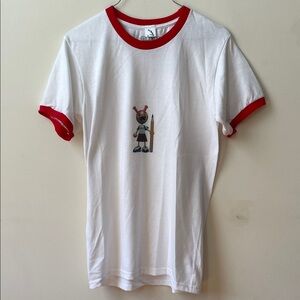 Dizzy mag red ringer nyc magazine shirt size small never worn!